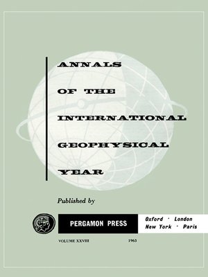 cover image of Annals of The International Geophysical Year, Volume 28